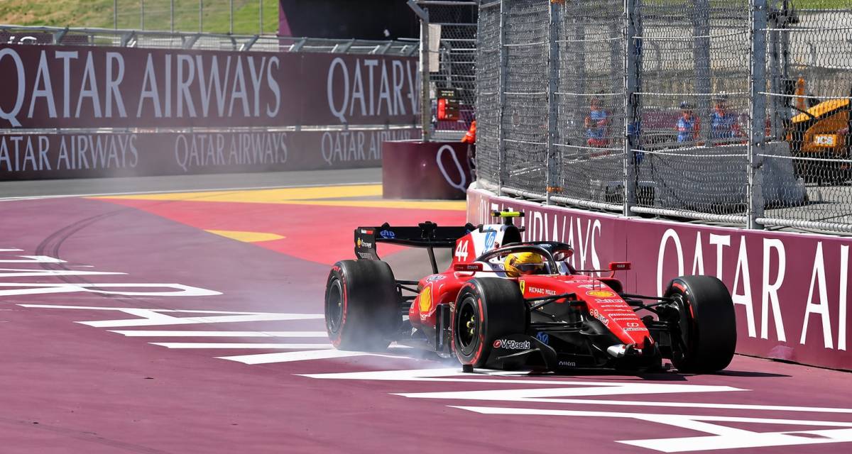 F1: el golpe de Hamilton que provocó la bandera roja en la FP3 de Madrid
