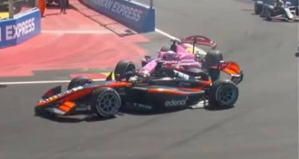 ¡Malas noticias para Varrone! Kush Maini lo chocó en el inicio de la Sprint de Madring y debió abandonar
