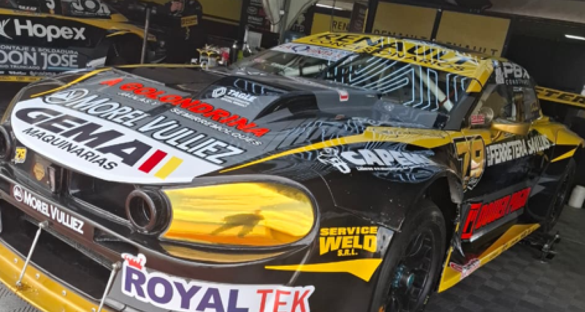 TC: Facundo Chapur lideró la única tanda cronometrada bajo la nieve