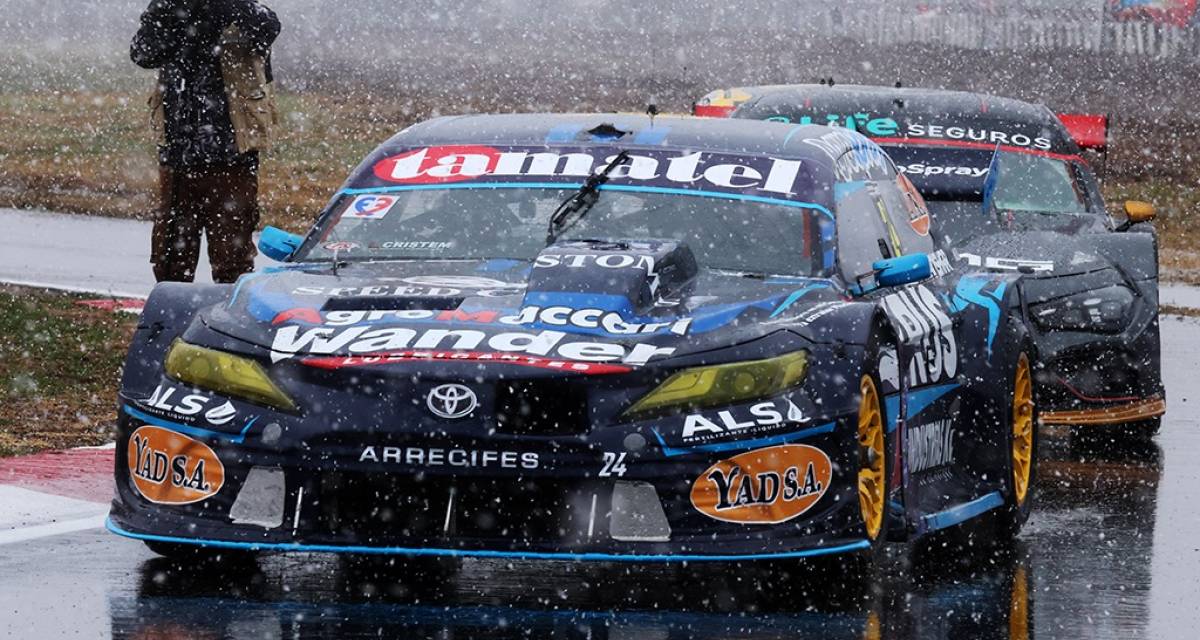 ¡Ni la nieve lo detuvo! Josito Di Palma logró la pole position del TC en el autódromo de San Luis