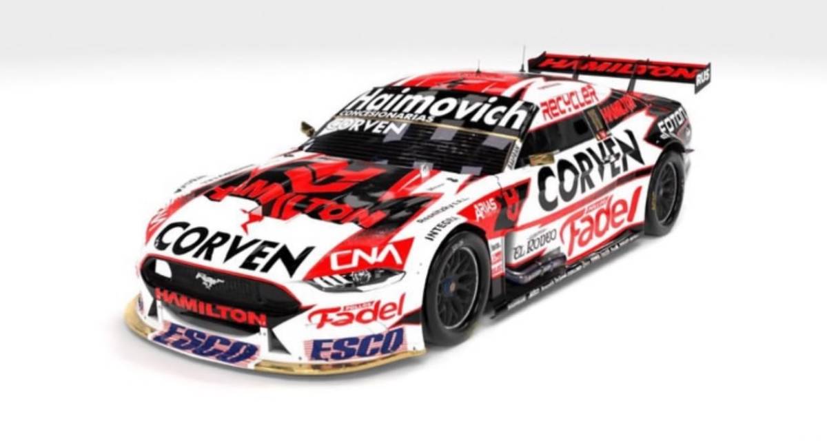 El Mustang de Werner llevará un diseño especial en San Nicolás