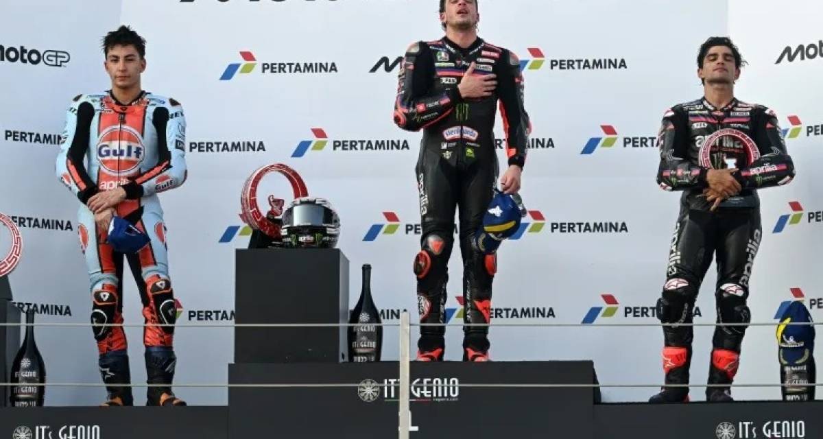 Bezzecchi se impuso en el GP de Indonesia y Martin recuperó la punta del campeonato de MotoGP