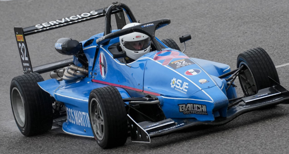 Miltón Cudina ganó una gran carrera de la Fórmula Nacional en Toay