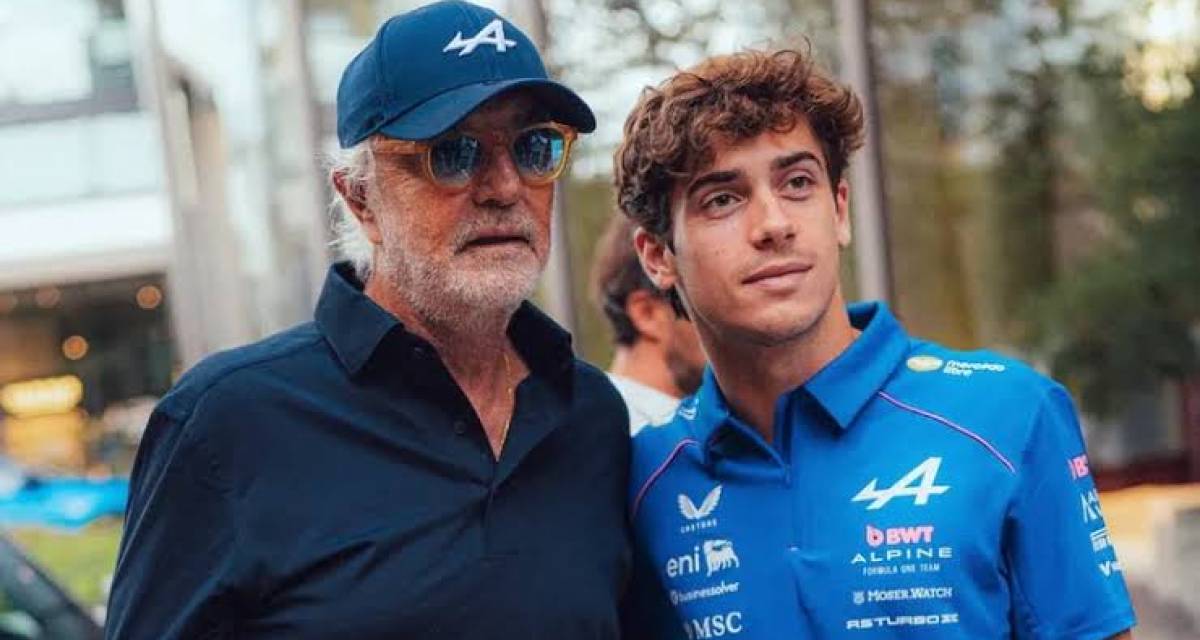 Briatore acompañó a Colapinto en su mensaje por el hate en redes sociales
