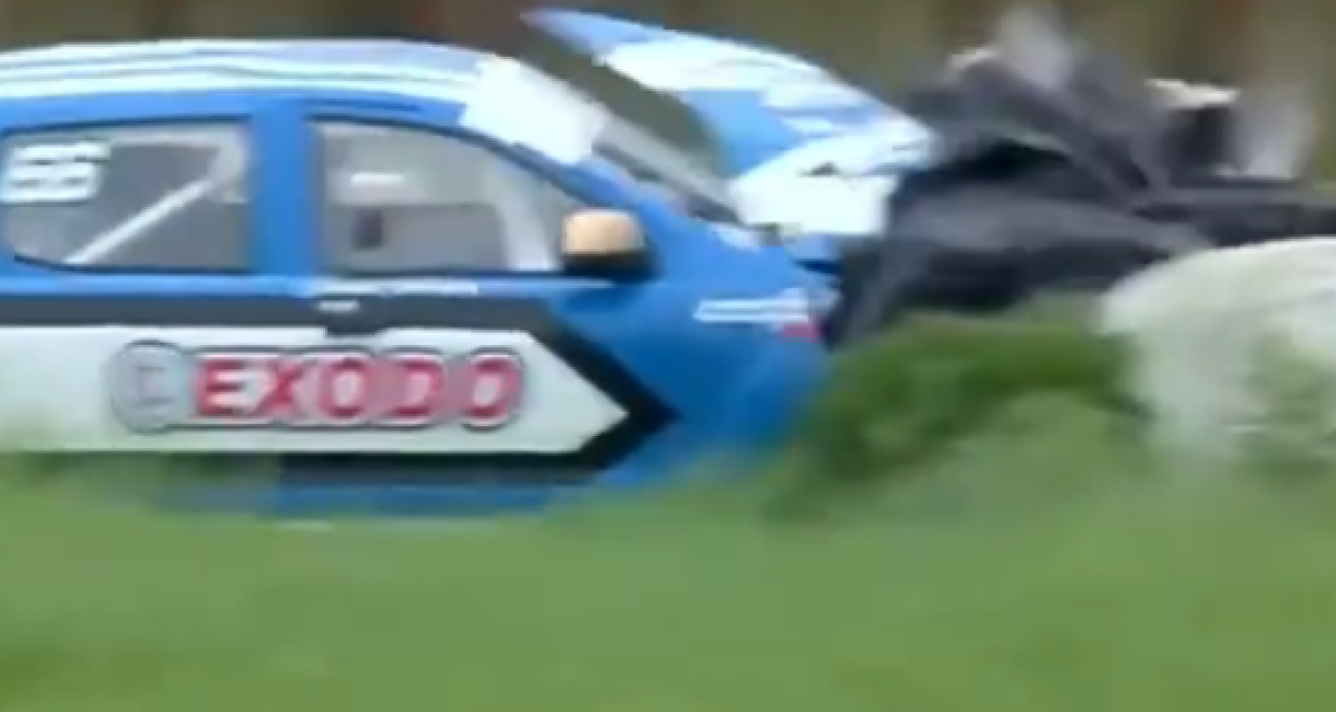 Fuerte despiste de Tadei en el segundo ensayo del TC Pick Up en La Plata