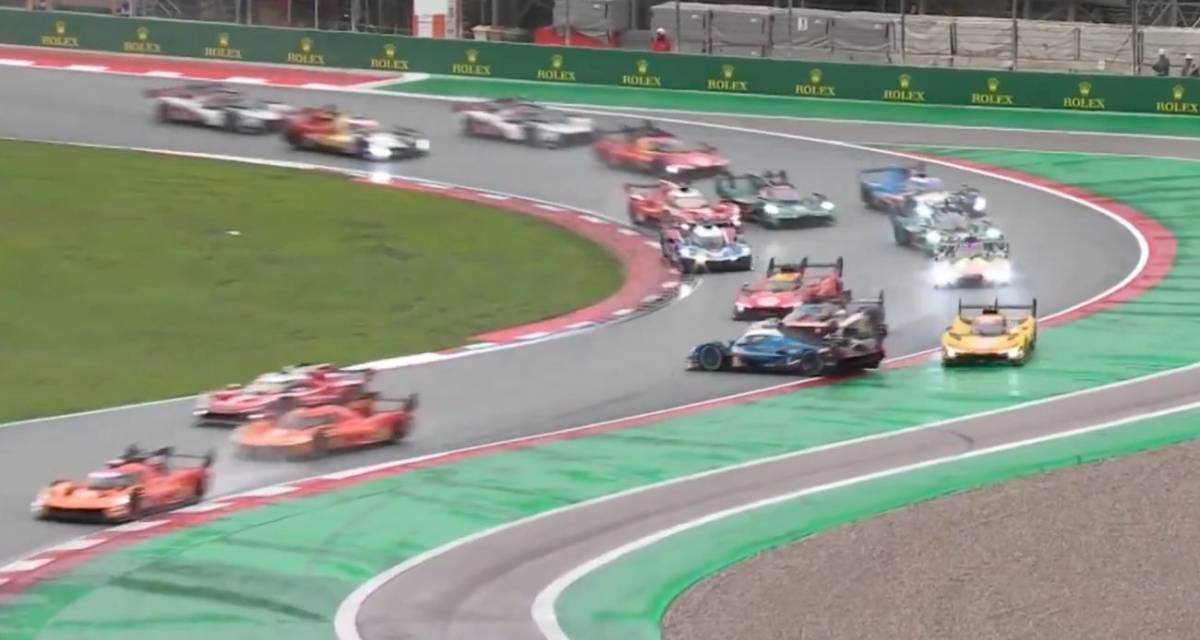 Así fue la largada del WEC bajo lluvia en las 6 Horas de Barcelona
