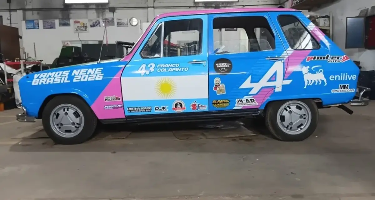 Tres amigos y un Renault 6: la increíble travesía que harán para ver a Colapinto