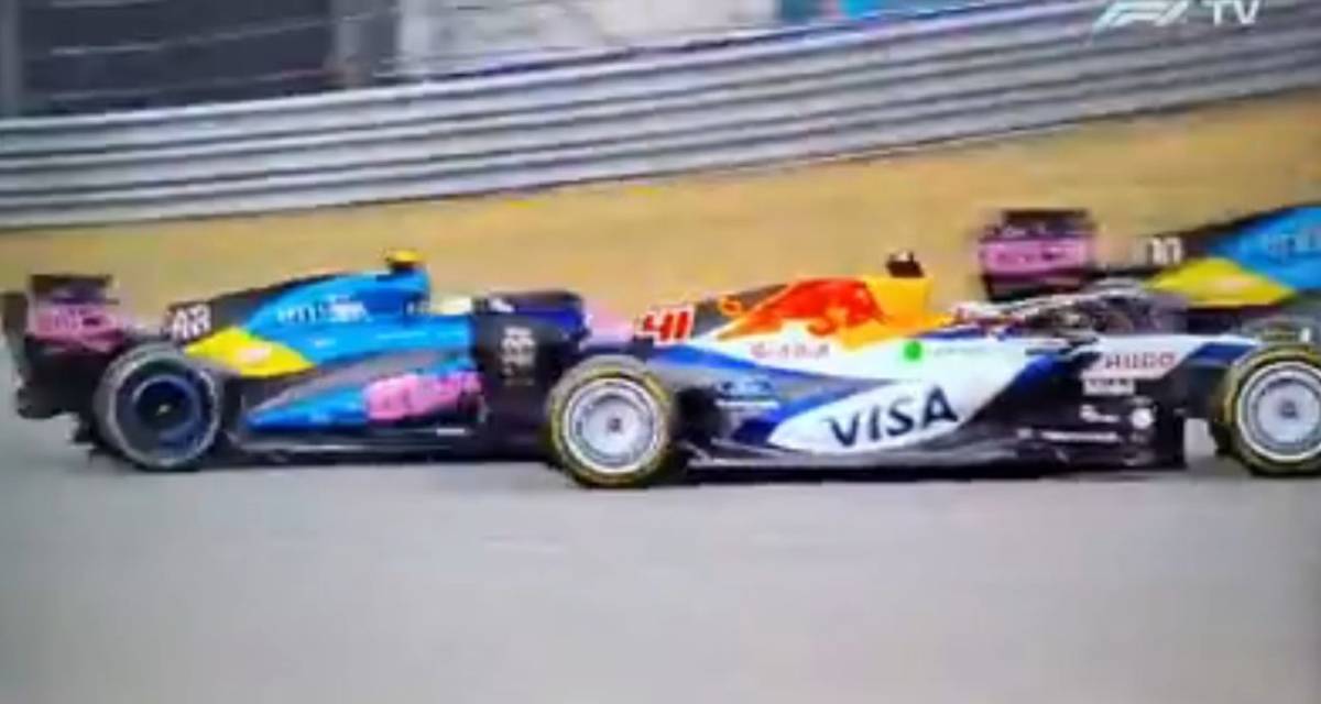 El video que no se vio del toque entre Colapinto y Lindblad en el GP de Estados Unidos