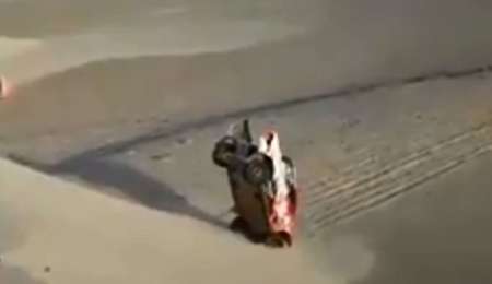 Increíble maniobra de Yacopini en las dunas peruanas