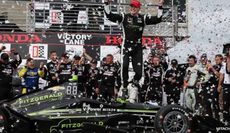 Triunfo de Newgarden en Alabama