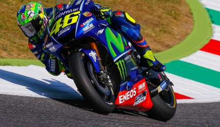 Apareció Valentino Rossi