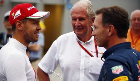 Horner negó la vuelta de Vettel a Red Bull