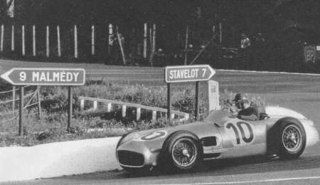 Hace 65 años Fangio dibujaba en el viejo Spa