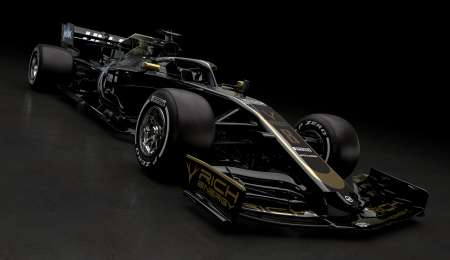 Haas F1 con nuevos colores en su VF-19