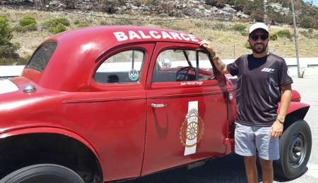 Santero se sintió Fangio por un momento