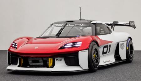 Porsche Mission R, la "Bestia" eléctrica fue presentada en Munich