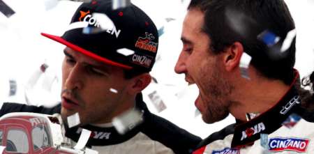 Rossi y Guerrieri en la última en Olavarría