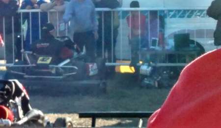 GURÍ MARTÍNEZ CORRIÓ EN KARTING Y NO PASÓ LA TÉCNICA