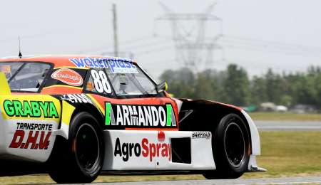 Vázquez lideró los tiempos del TC Pista