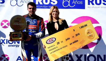 Lambiris donará el millón de pesos que ganó en Rafaela