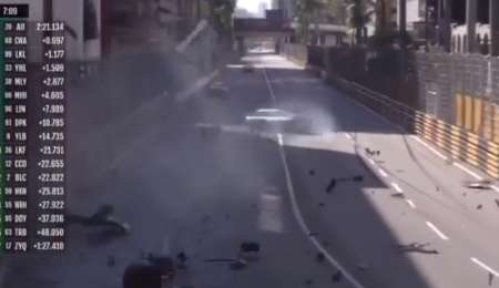 Tremendo accidente en Macao