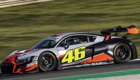 Valentino probó un Audi pensando en Le Mans