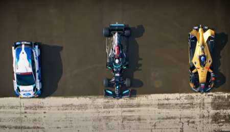 Un F1 vs. un WRC y un Fórmula E