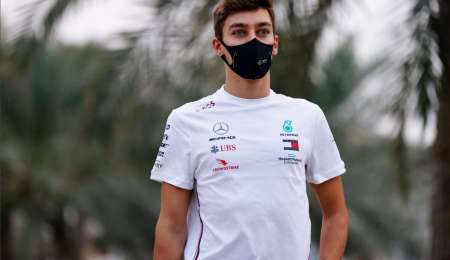 Russell se prepara en el simulador