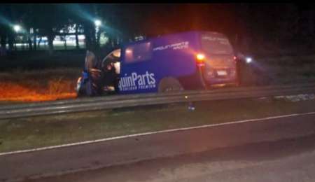 Un accidente tras la carrera de TC