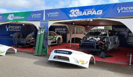 Así están los boxes del Top Race en Viedma