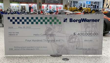 400.000 dólares si vuelve a ganar la Indy 500