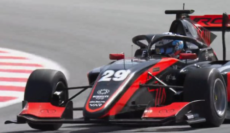 Colapinto terminó 8° en Barcelona