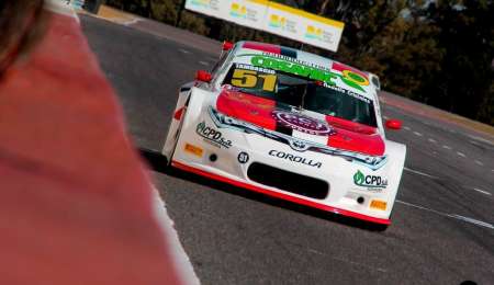 Leonel Tambascio, en un accidentado Sprint del Series