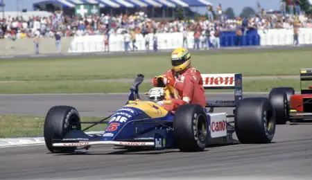 F1: el día que Mansell llevó a Senna en Silverstone
