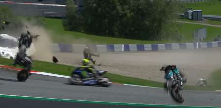 VIDEO: los accidentes de MotoGP que obligaron a cambiar medidas de seguridad en Austria