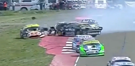 VIDEO: tremendo accidente en la final del TC Pista