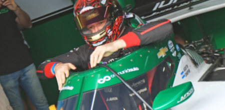 Agustín Canapino tras la exhibición con el IndyCar: "Me acuerdo de mi viejo en este momento"