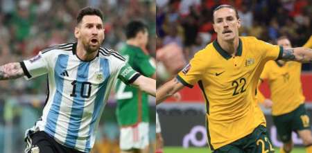 Argentina y Australia, en busca del pase a cuartos de final