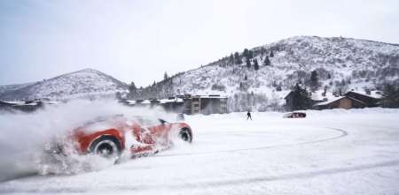 VIDEO: así se derrapa en la nieve de los Alpes franceses