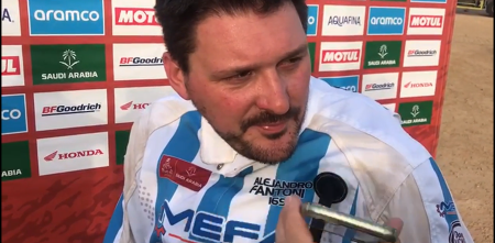 Alejandro Fantoni, contento luego del prólogo: "Es un placer enorme poder estar acá"