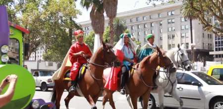 Los Reyes Magos llegan a la Ciudad de Buenos Aires