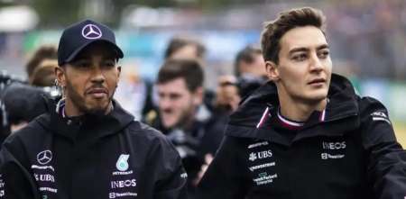 ¿Conflicto en puerta entre Hamilton y Russell en Mercedes?