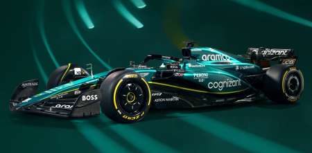 Aston Martin presentó el AMR23 que utilizará en la F1 2023