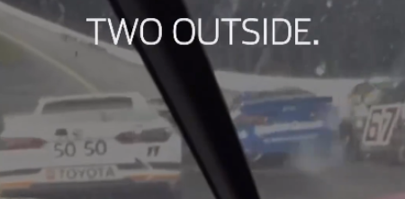 NASCAR: espectacular onboard con choque incluido en Daytona