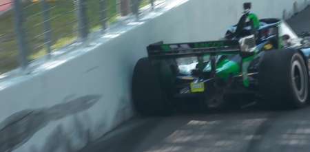 ¡Con confianza! Canapino tocó con lo justo el muro en San Petersburgo