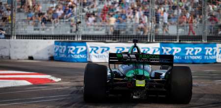 IndyCar: Canapino cerró de forma positiva los entrenamientos en San Petersburgo