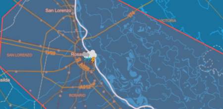Lluvias en Rosario, un pronóstico alentador respecto a los incendios