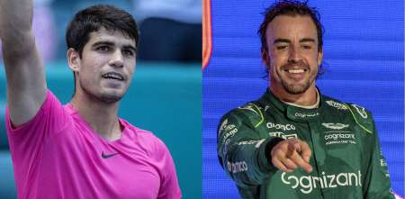 Fernando Alonso y Carlos Alcaraz se cruzaron en Twitter