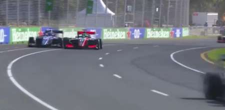 Asperísima maniobra entre Franco Colapinto y Caio Collet