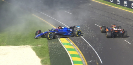 F1: un durísimo golpe de Albon causó bandera roja en Australia